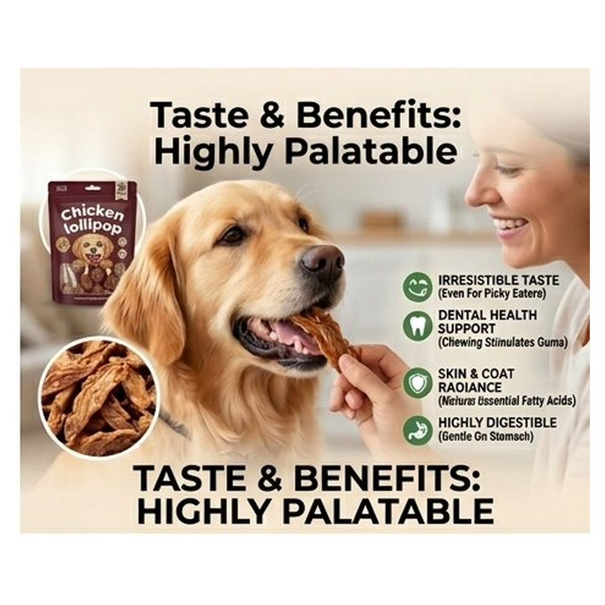 Chicken Lollipop Treats