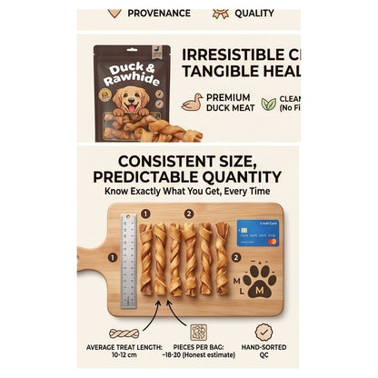Duck Rawhide Snack Treat