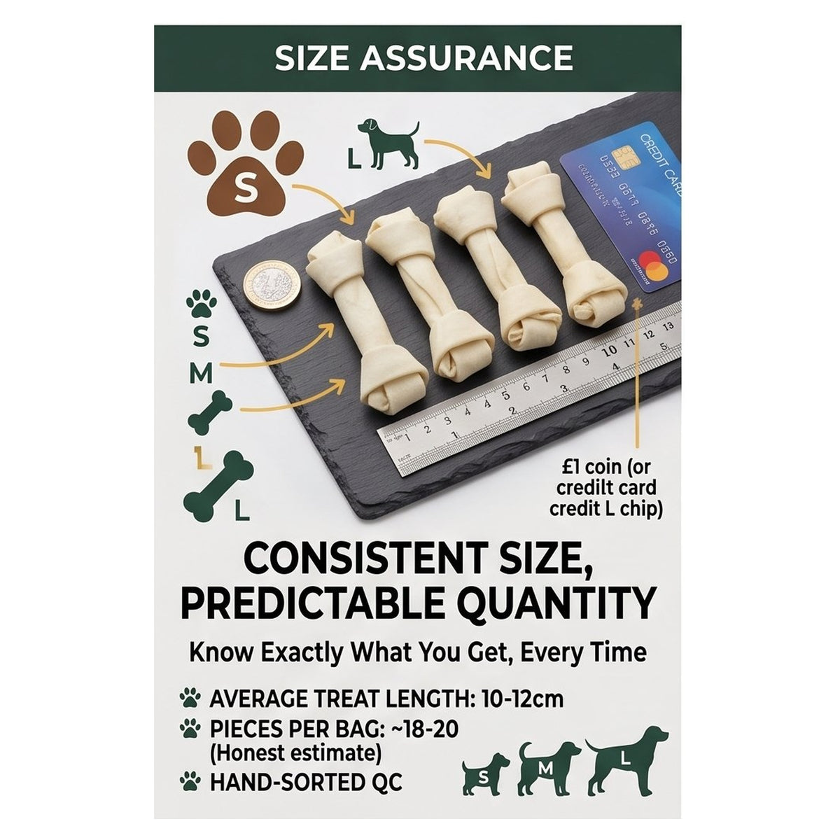 Cowhide Bone Snack Treat