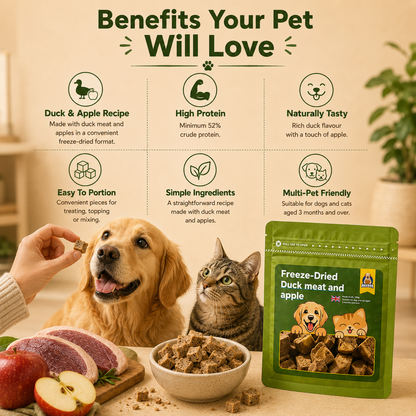 Freeze Dried - Duck & Apple Treats