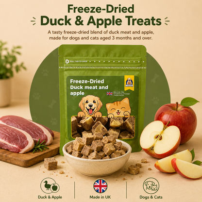 Freeze Dried - Duck & Apple Treats