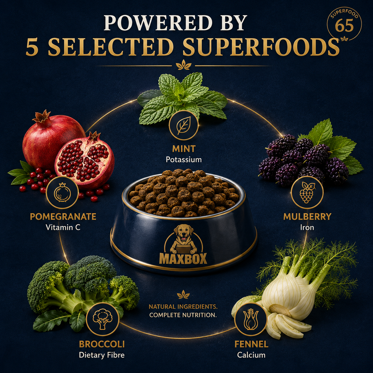 Dog Super Food - British Grass-Fed Lamb Adult with Mint, Pomegranate