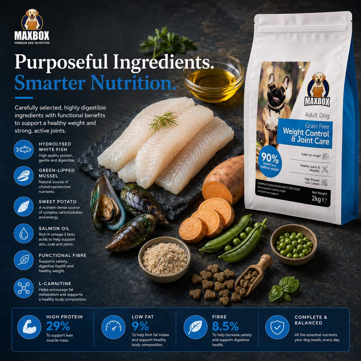 Dog Dry Food - Weight Control & Joint Care
