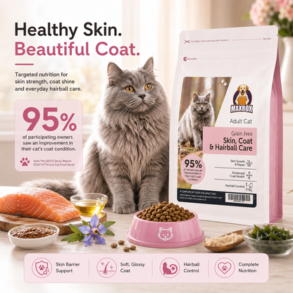 Cat Dry Food - Skin Coat & Hairball Care 1.5kg
