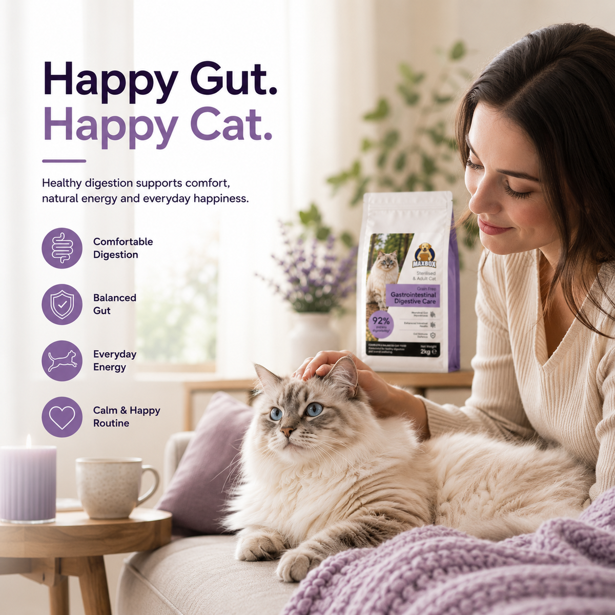 Cat Dry Food - Digestive Care 1.5kg