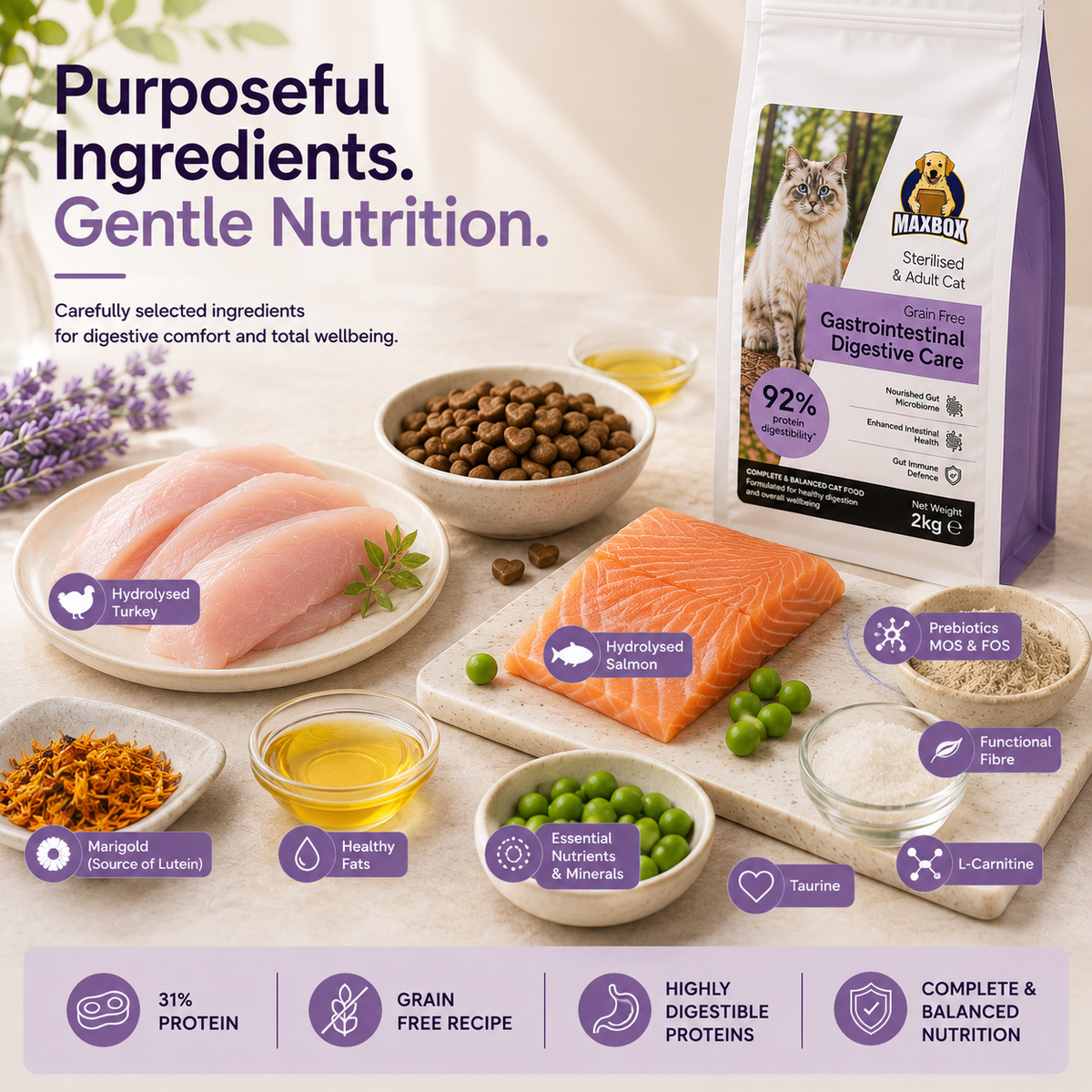 Cat Dry Food - Digestive Care 1.5kg