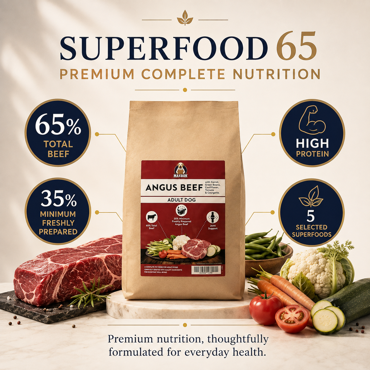 Dog Super Food - Angus Beef with Carrot