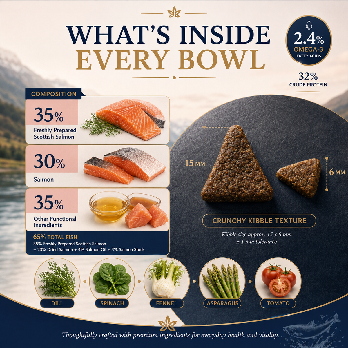Dog Super Food - Scottish Salmon with Dill