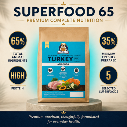 Dog Super Food - Free-Range Turkey with Parsley