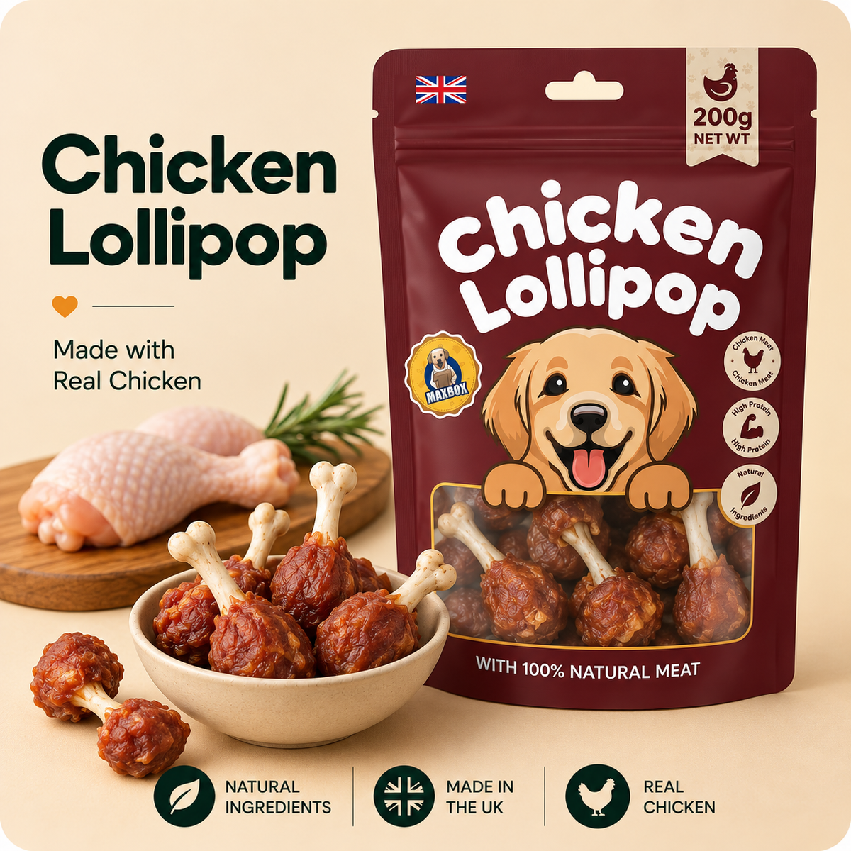 Chicken Lollipop Treats