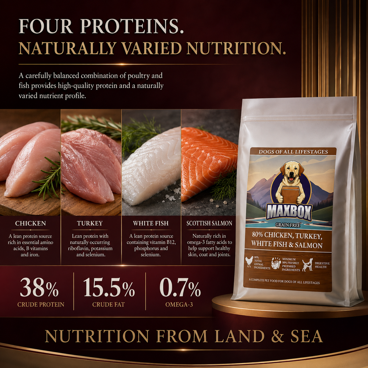 Signature 80 - Chicken, Turkey, White Fish & Salmon 2kg